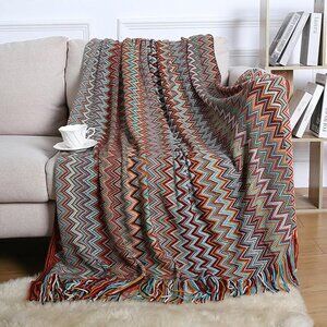 Bohemian boho throw blanket 50x60 inch